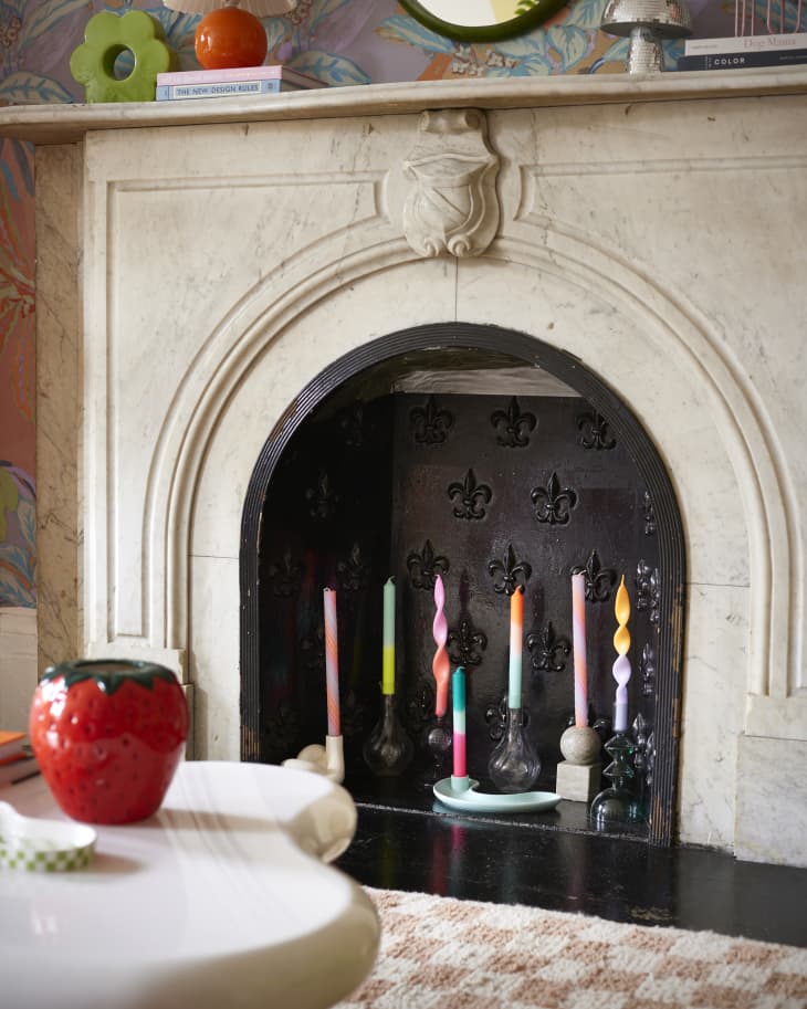 How to Use Candles in the Fireplace The Kitchn